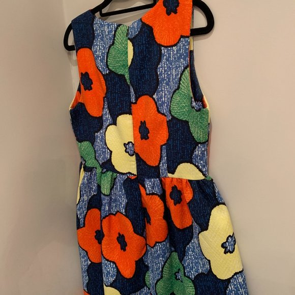 Anthropologie - HYPR Crew Neck Floral mini dress Size L - Picture 2 of 6
